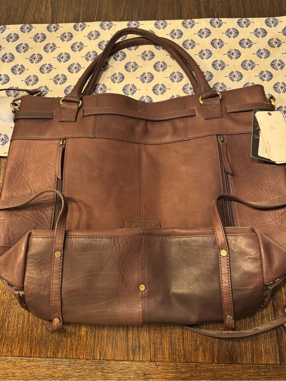 American Darling Cowhide Tooled Leather Concealed Carry Tote Bag - NWT !!! - Picture 8 of 15